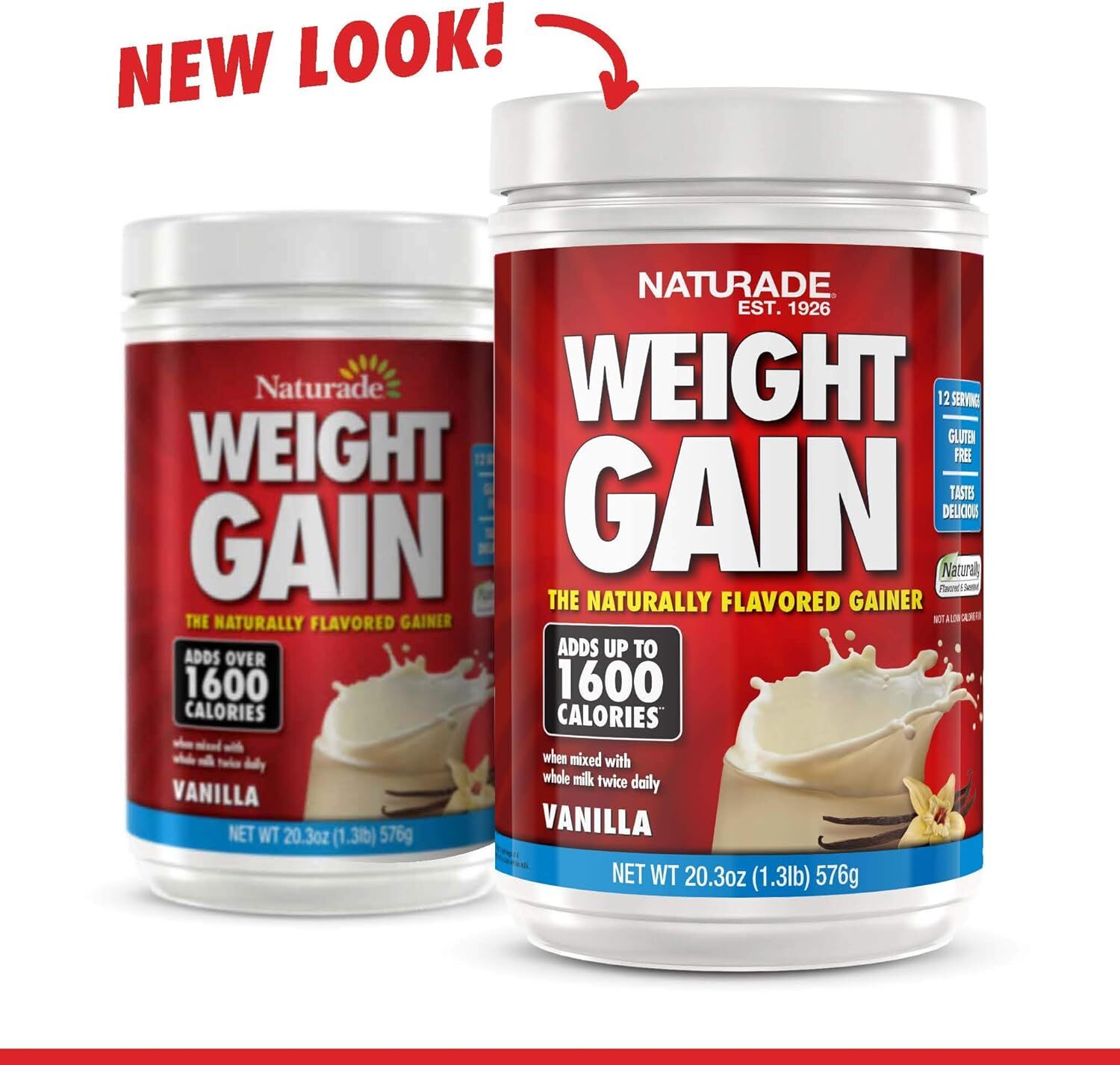Weight Gain Instant Nutrition Drink Mix, Vanilla ,20.3 Ounce