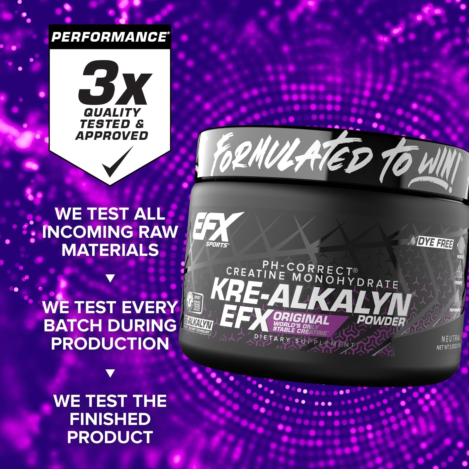 Kre-Alkalyn EFX Powder | pH Correct Creatine Monohydrate Powder Supplement | …
