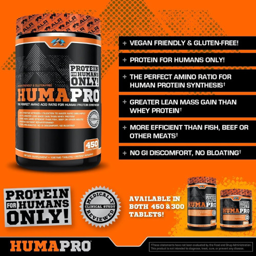ALR Industries, HumaPro Tablets, 450 Tablets