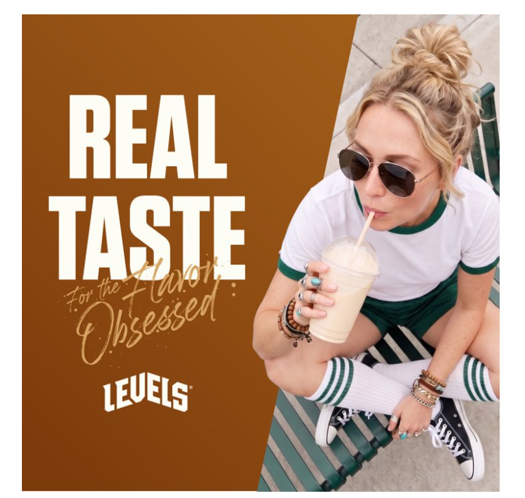 Levels Grass Fed Whey Protein Vanilla Cinnamon 2lb 24g Protein
