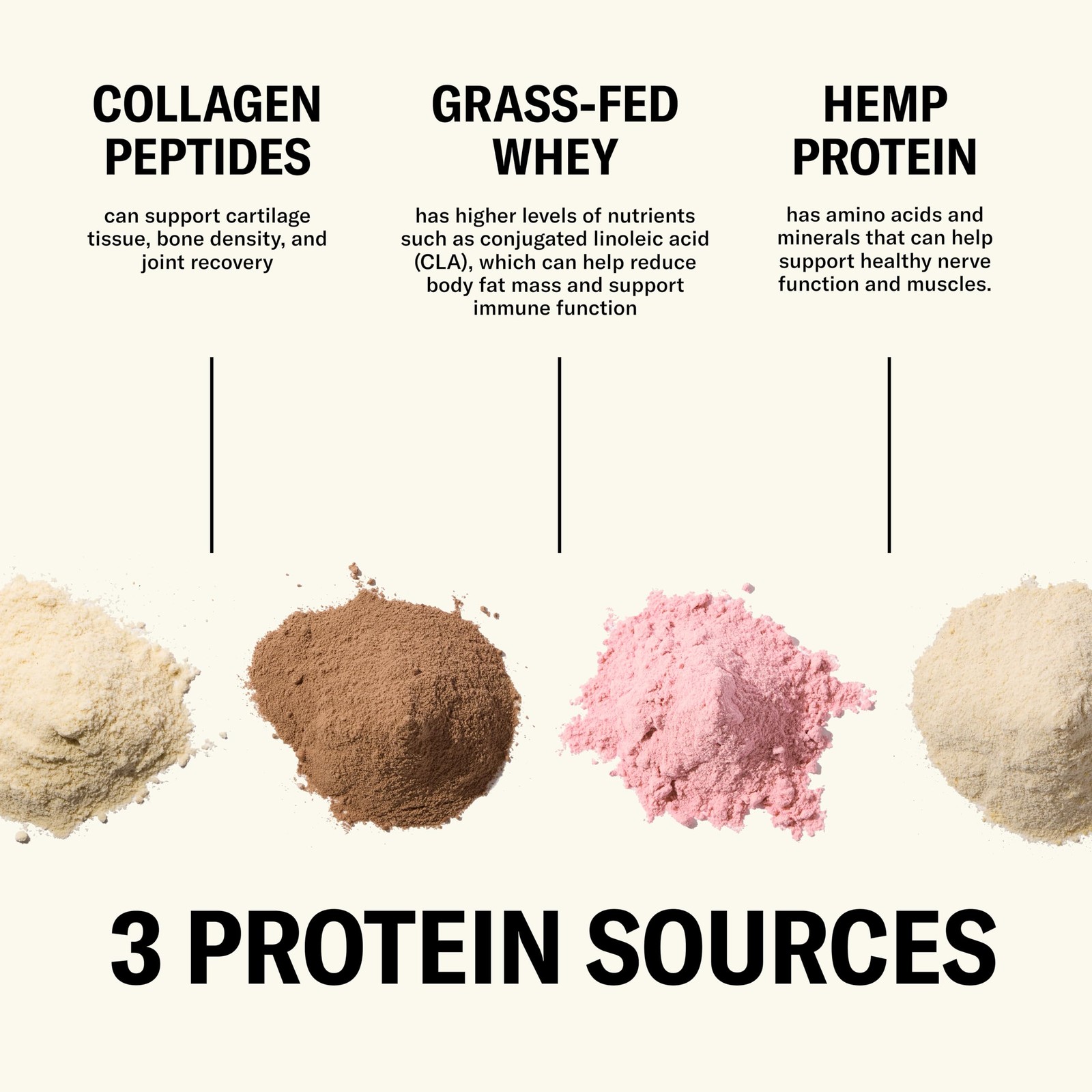 Ballerina Farm Grass Fed Whey Protein Powder, 4 Flavor 15.5 Ounce (Pack of 1)