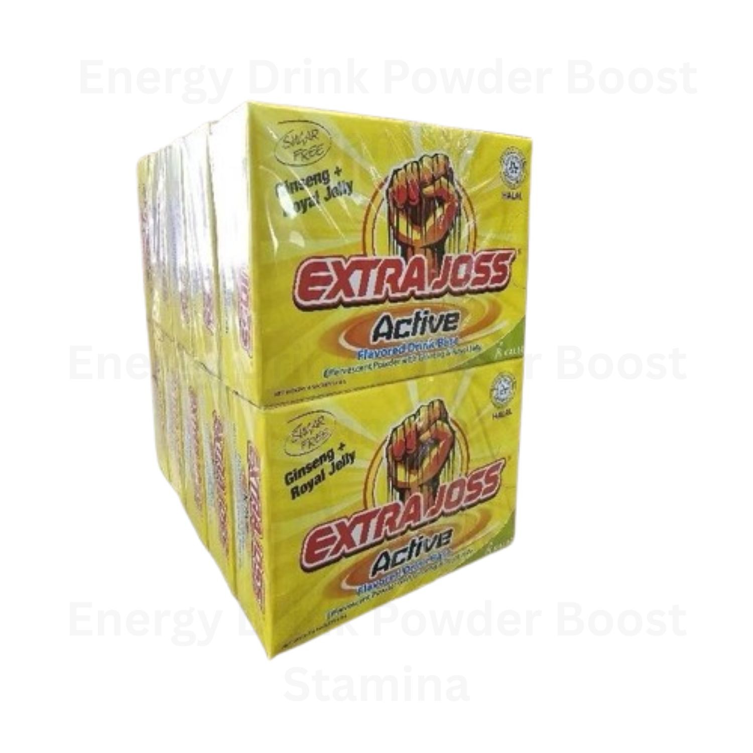 EXTRA JOSS Active Flavour 10 Box (60 Sachets) Energy Drink Powder Boost Stamina