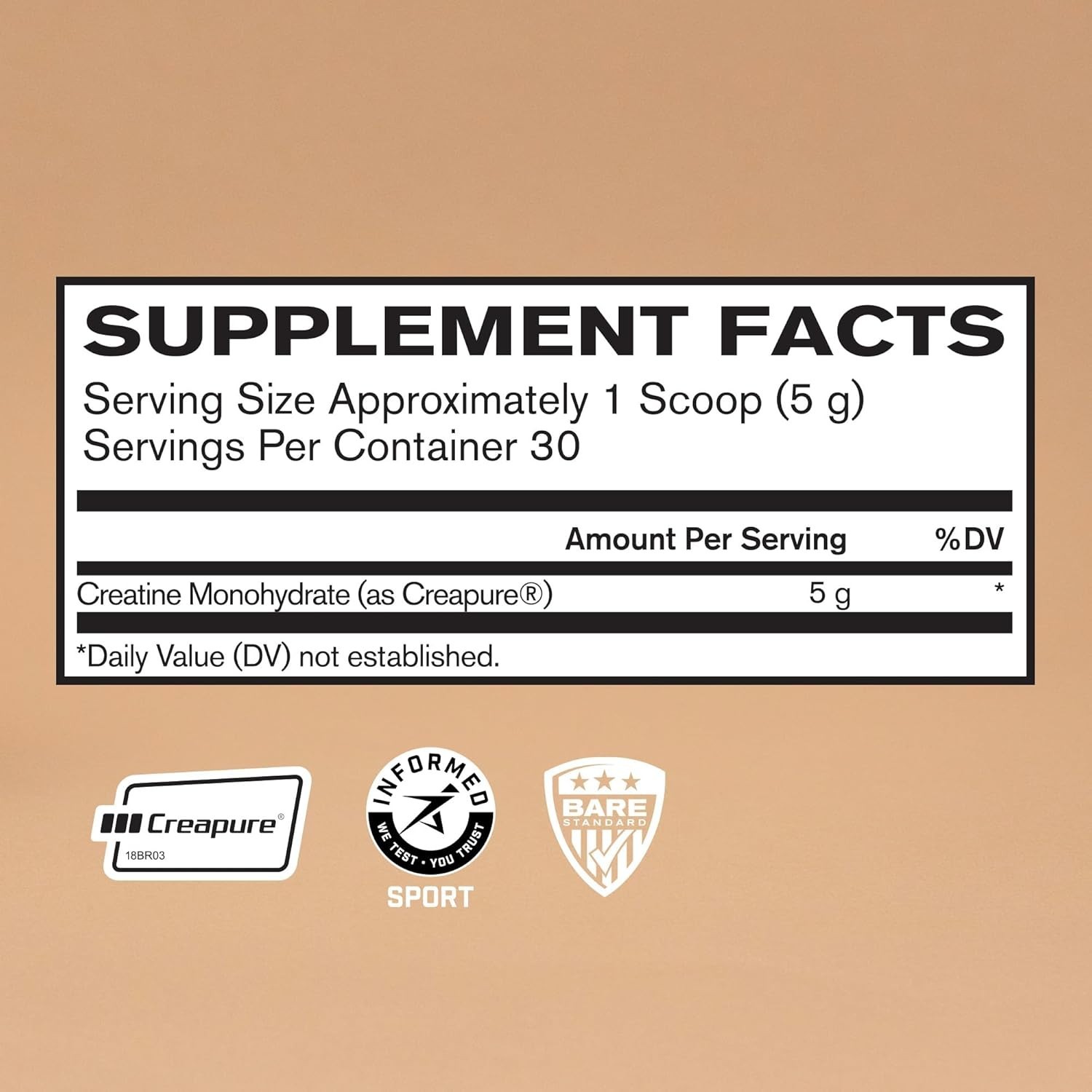 BPN 30 Servings of Pure Creatine Monohydrate – Boosts Muscle Power & Performance