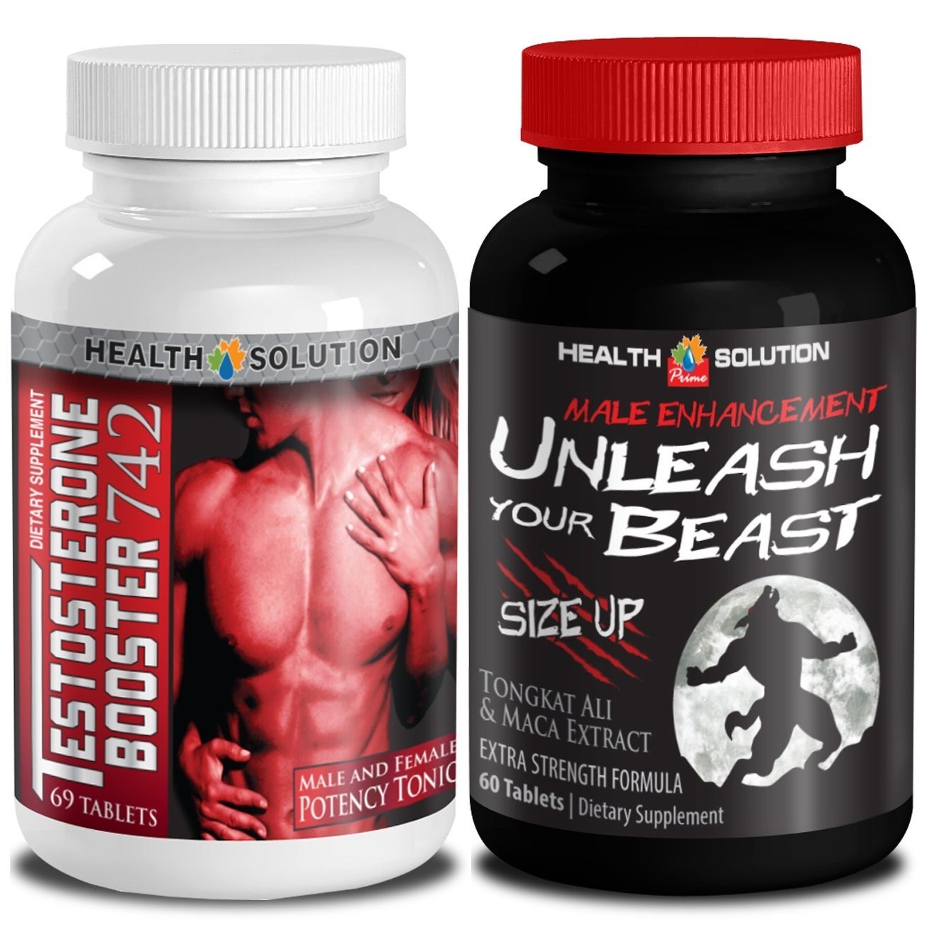 Male Enhancement – Testosterone Booster T742 – Unleash Your Beast (1+1 Bottles)
