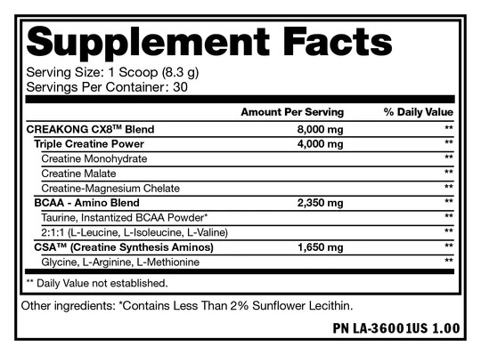 MUTANT CREAKONG CX8 Advanced Creatine Multiplier 30 Servings