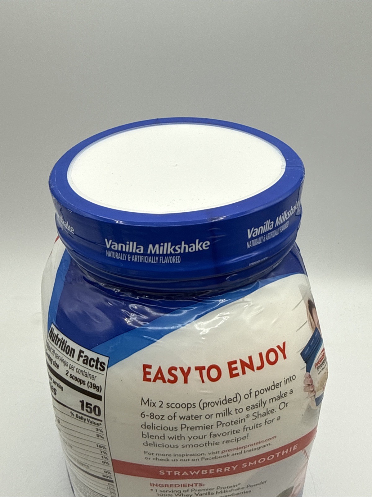 Premier Protein 100% Whey Protein Powder Vanilla Milkshake 30g Protein 29Serving