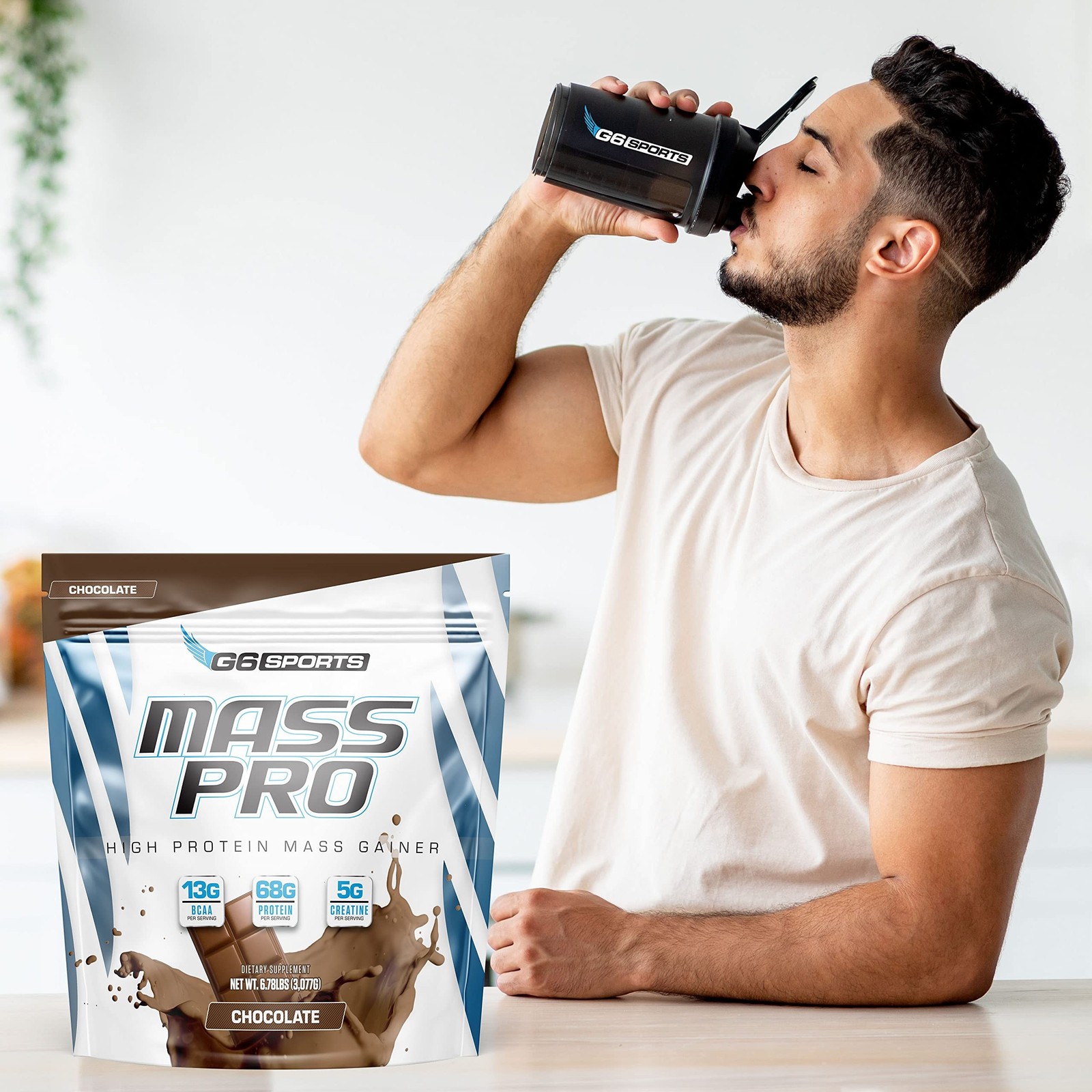 G6 Sports Nutrition Mass Pro High Protein Mass Gainer