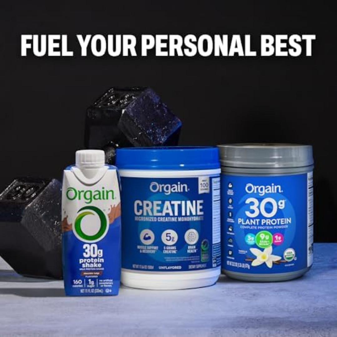 Creatine Monohydrate Micronized Powder Unflavored 100 Servings 17.64 oz Pure