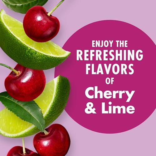 Energy Energy Drink 8 fl. oz. Can Pack of 6 (8 Fl Oz) Zero Sugar Cherry Lime