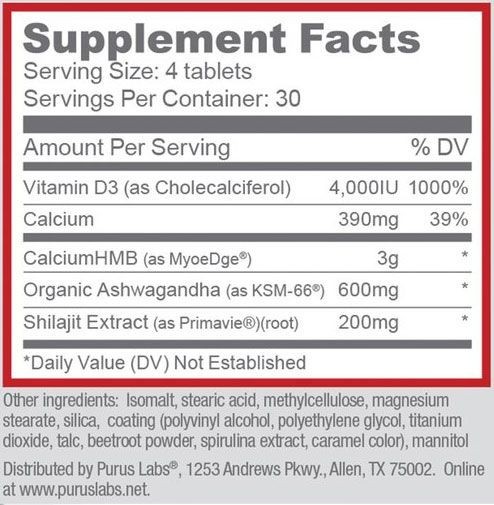Purus Labs Testosterone Booster Sale – D-POL / Halovar / HAVOC Increase Libidio