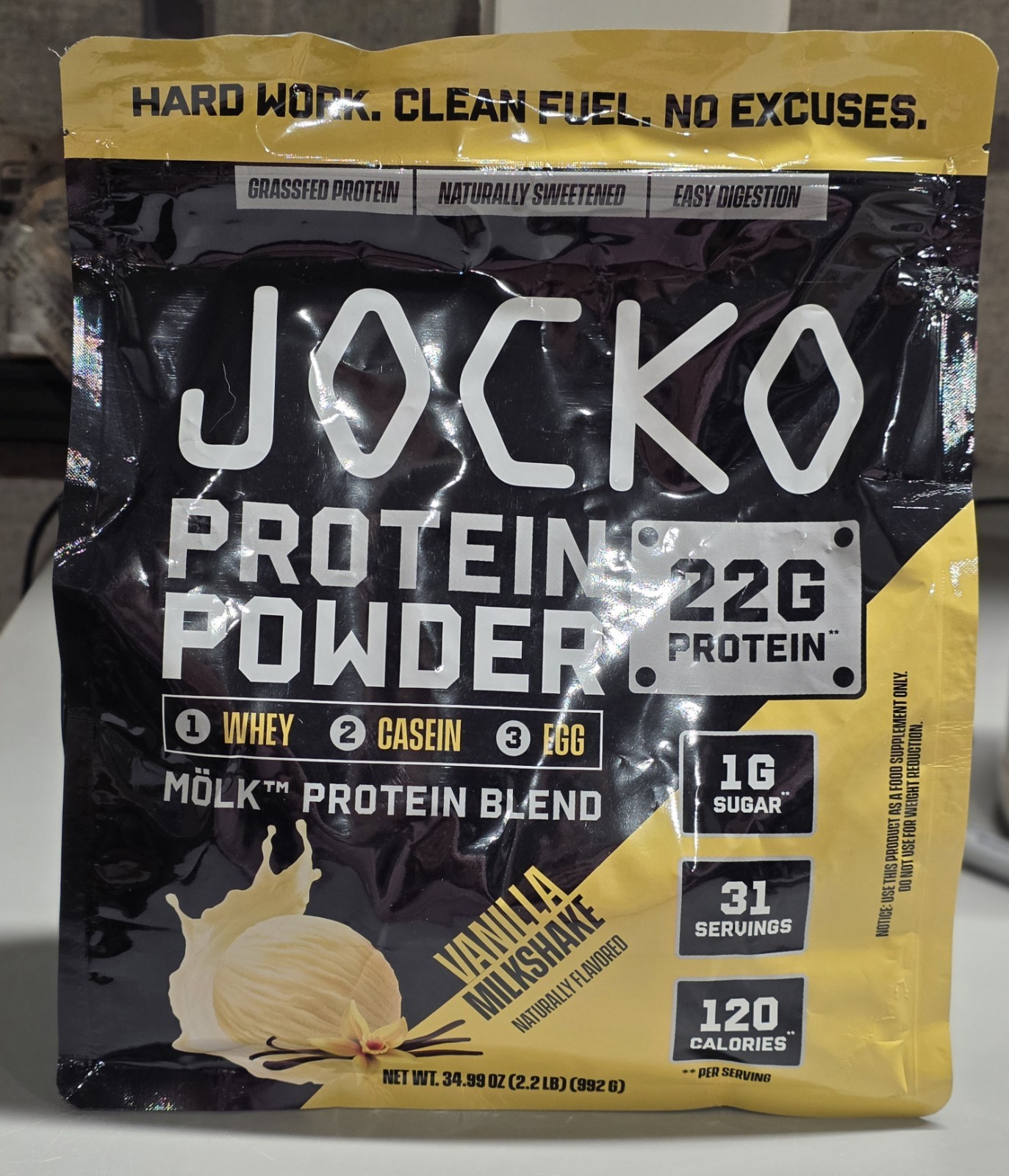 Fuel your gains with Jocko Mölk Vanilla Whey – 22g Protein, Low Sugar! 8/01/26
