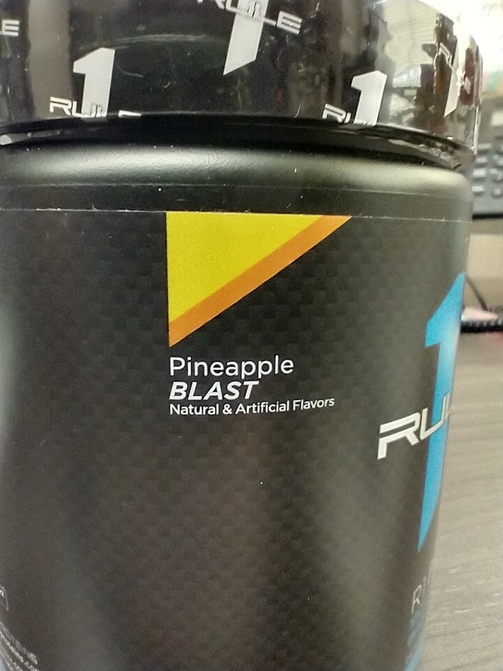 3 Pack Rule 1 BCAA 30 Serv 2:1:1 Pineapple Fruit Punch Unflavored Amino Acid