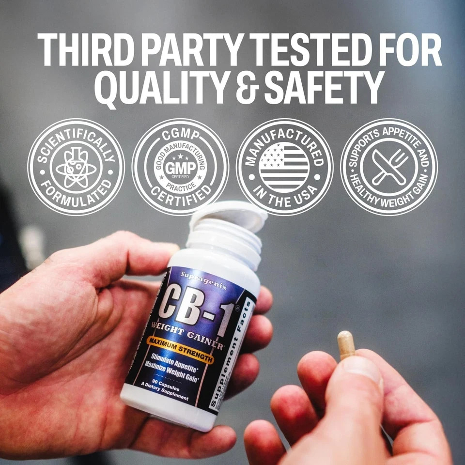 CB-1 Weight Gainer Pills (90 Ct), Weight Gain Support, Appetite Booster
