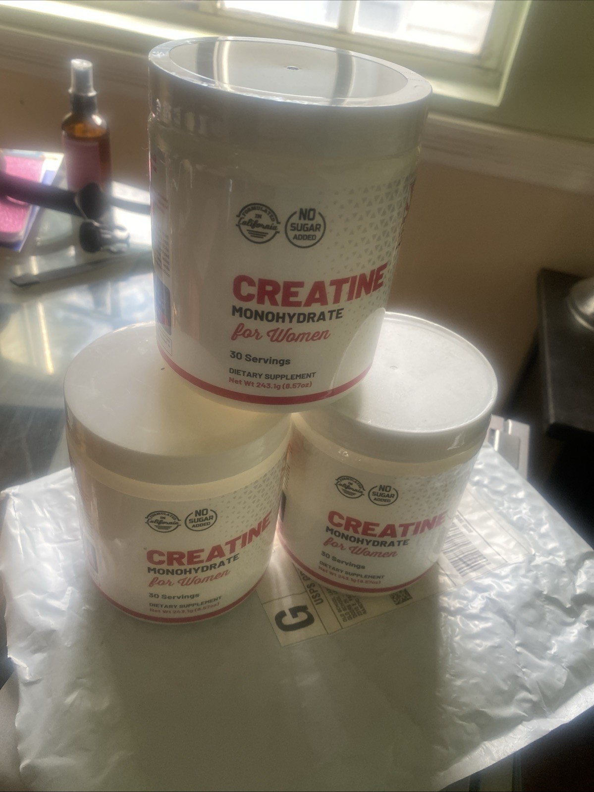Old School Creatine Monohydrate Powder for Women 30 servings unflavored – New