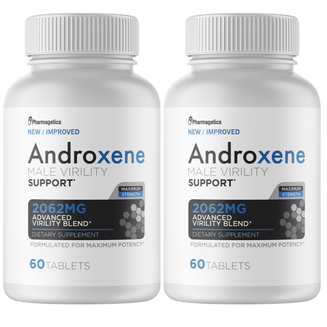 Androxene – Male Virility Support – 2 Bottles – 120 Tablets