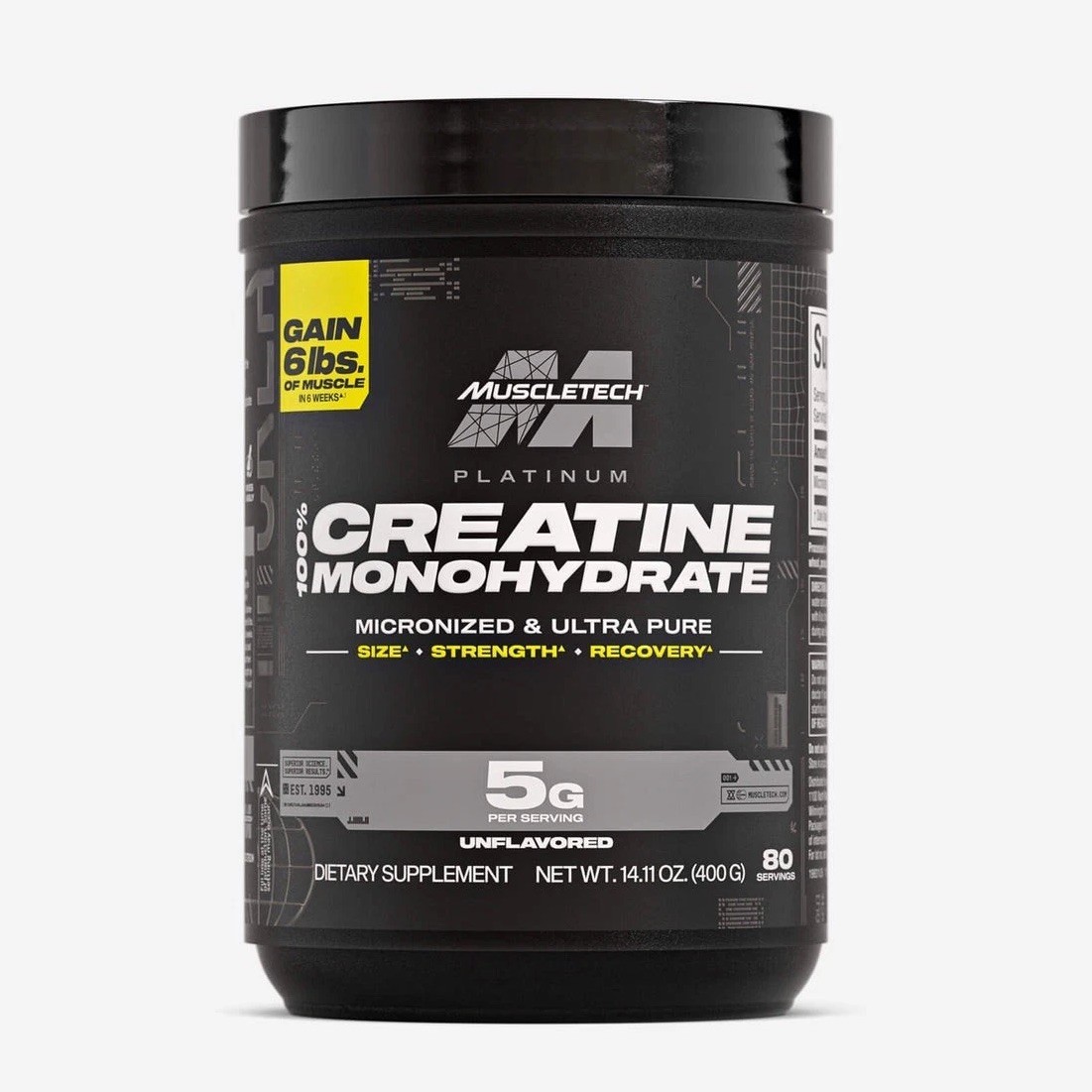 MuscleTech Platinum Creatine Monohydrate Micronized & Ultra Pure / Men & Women