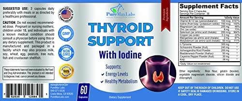 Thyroid Support with Iodine – Metabolism Booster, Energy Booster, Increase Focus
