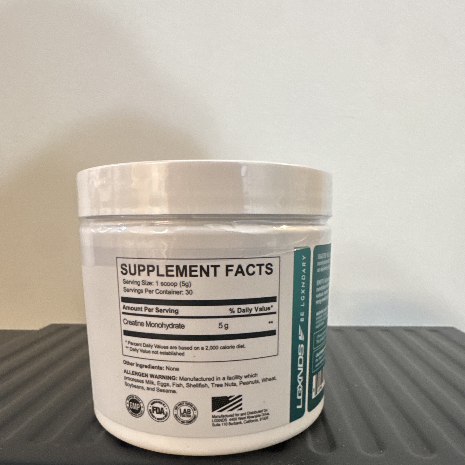 LGXNDs Micronized Creatine Monohydrate Powder Unflavored 500g 100 Serv 03/28