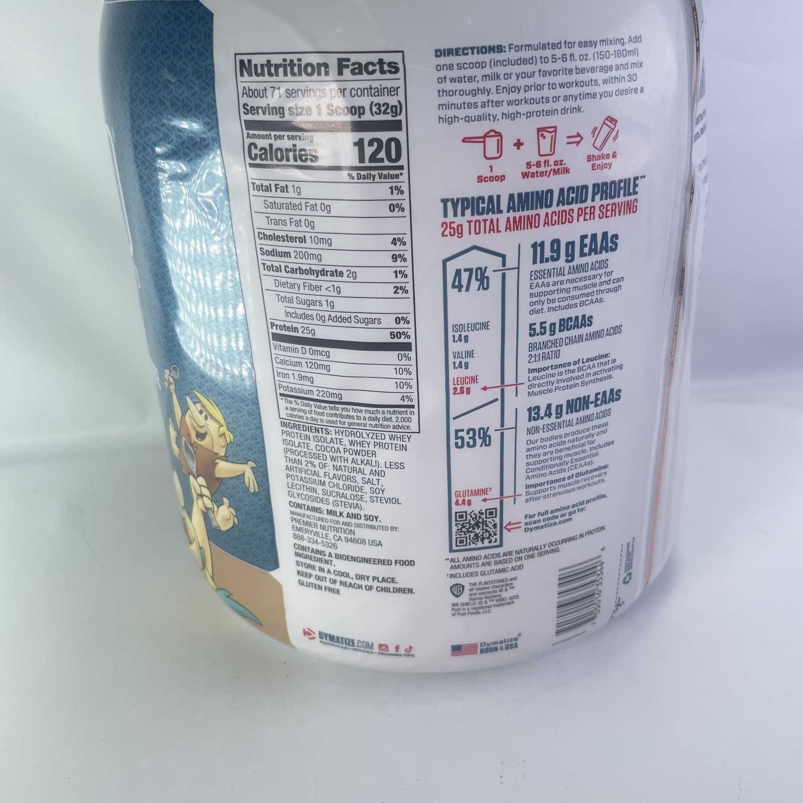 Dymatize ISO100 Hydrolyzed Protein Powder Cocoa Pebbles 5 lbs 71 Servings