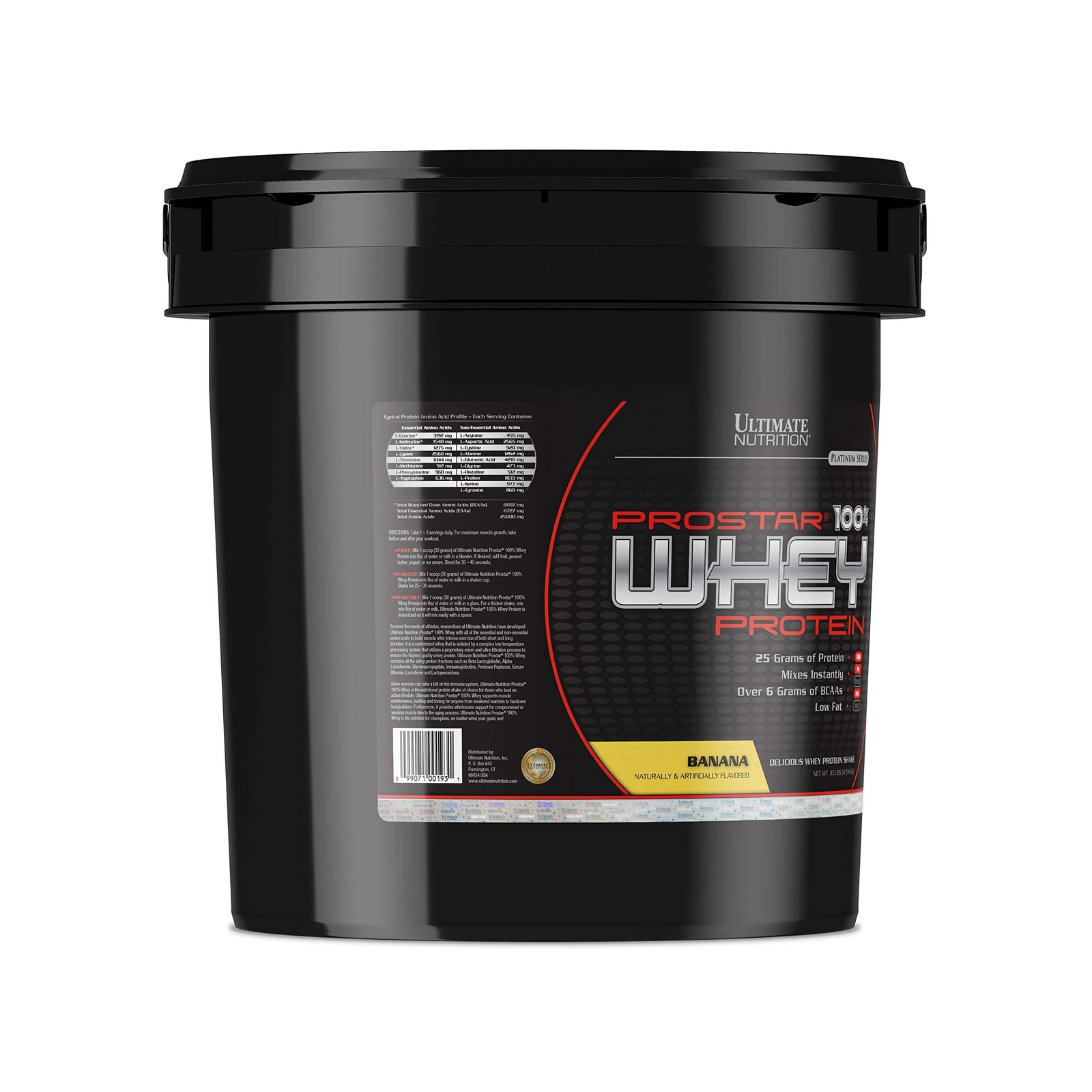 Ultimate Nutrition Prostar Whey (10lbs) Banana, 1 Units