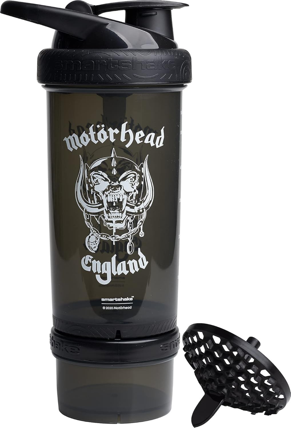 New! Smartshake Revive – MOTORHEAD – Shaker Bottle With Storage (25 oz)