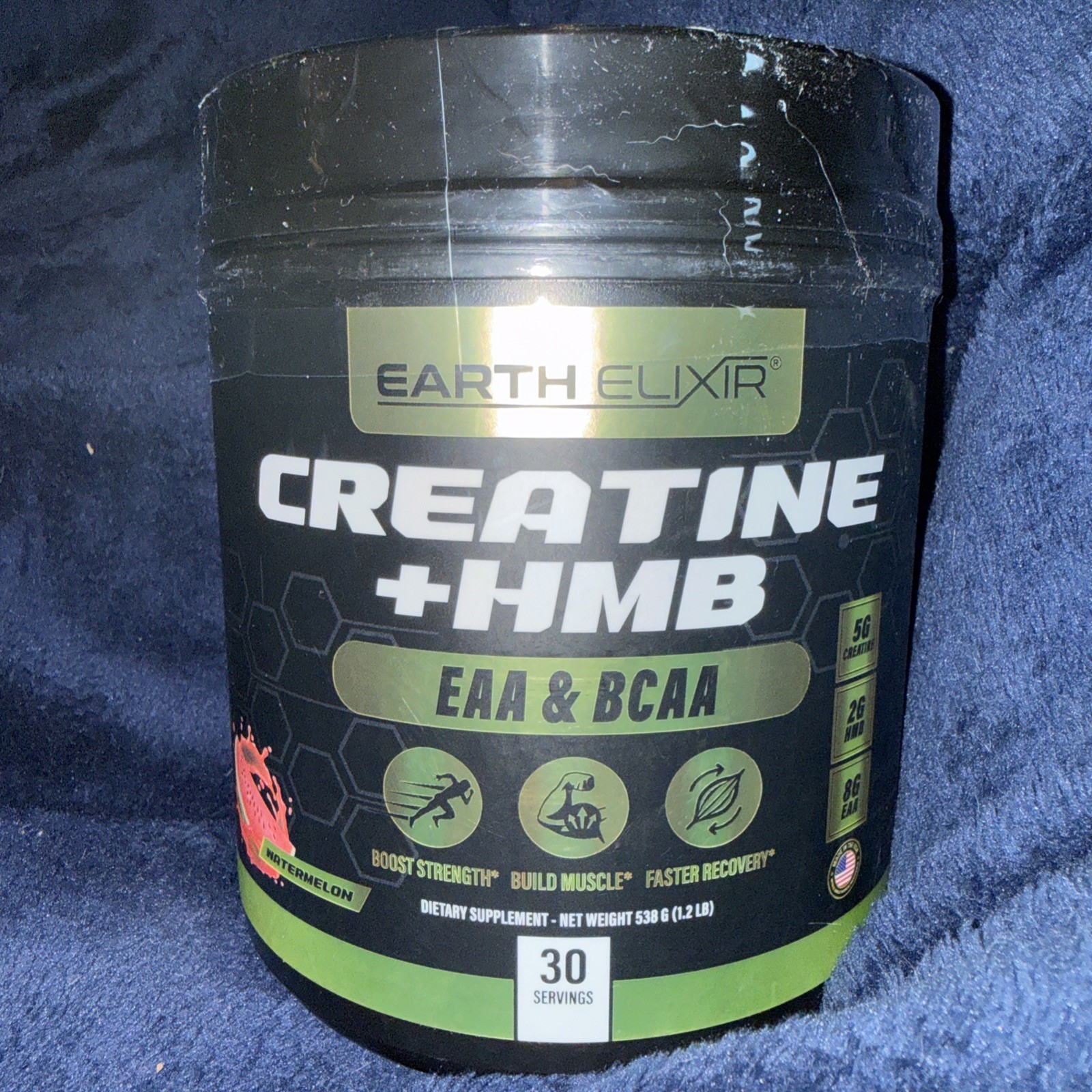 Creatine HMB Supplements for Men and Women W/Essential Amino Acids 30 Servings