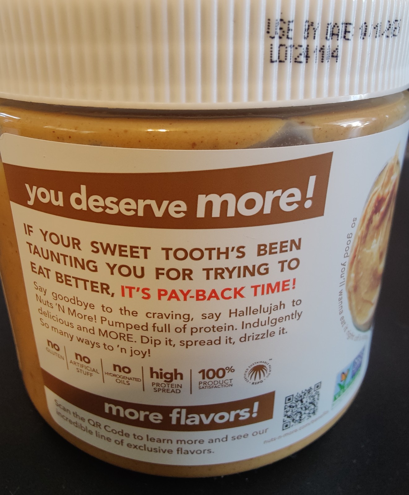 Nuts ‘N More Peanut Protein Superfood Salted Caramel 15 oz 429G. Whey Protein