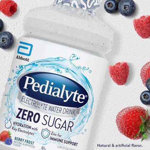 Pedialyte Electrolyte Water with Zero Sugar Hydration with Key Electrolytes | Gr