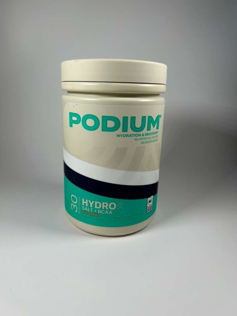 Podium Hydro Salt BCAA Hydration Recovery Powder Unflavored 30 Servings
