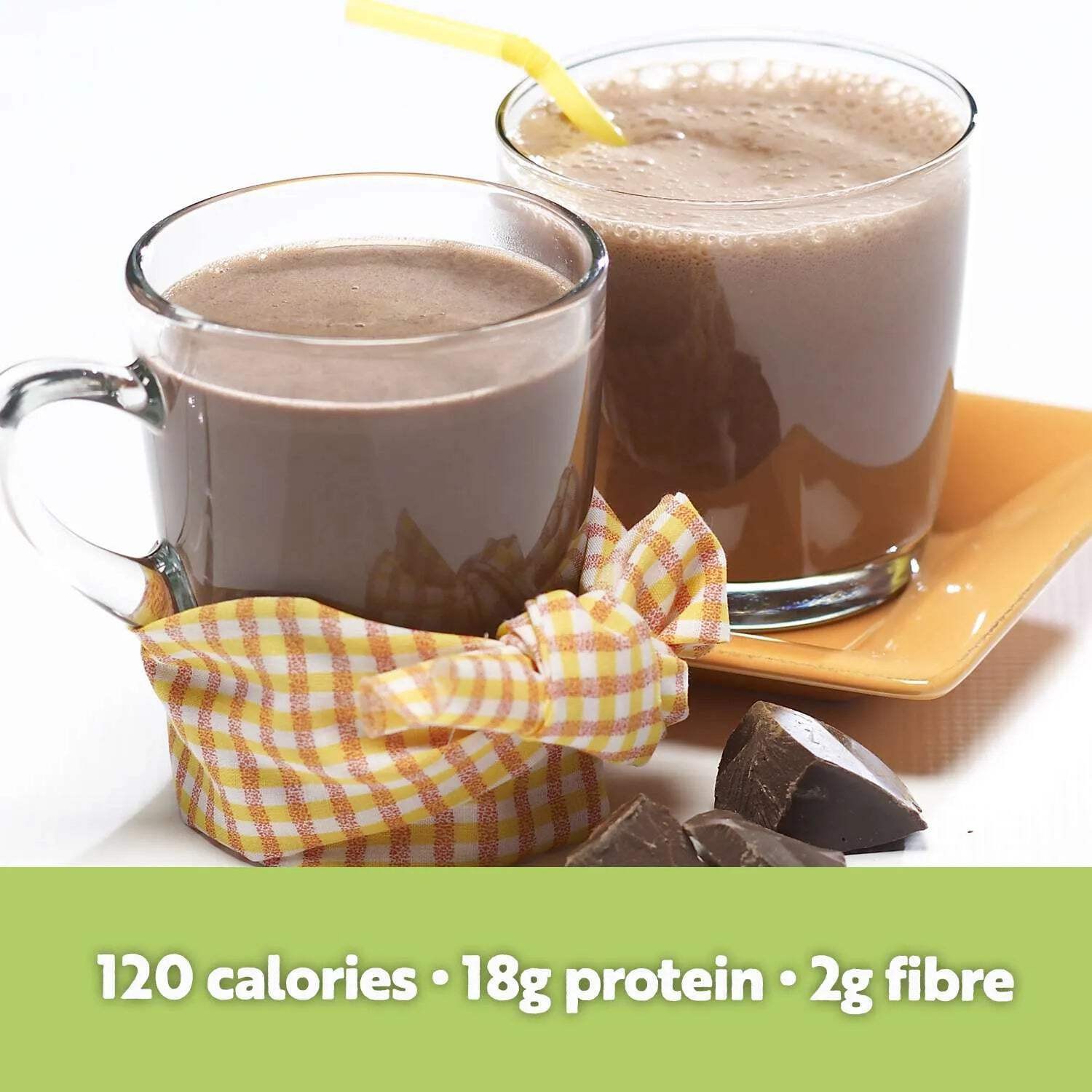ProtiWise 18g Protein Ideal Chocolate Meal Drink Low Carb Low Calorie KETO 7ct