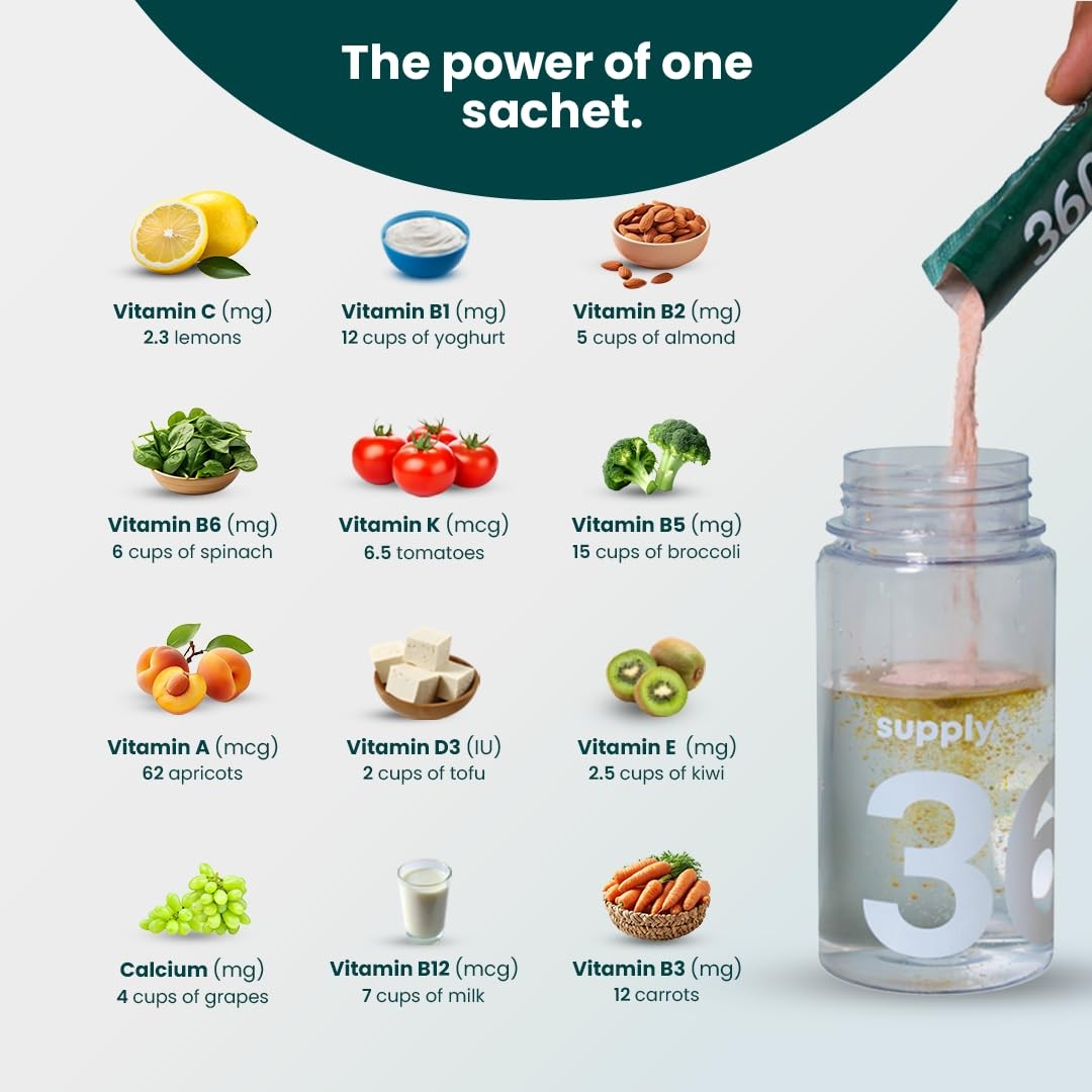 Supply6 360 All In One Nutrition Powder 10gm Each 15 Sachets