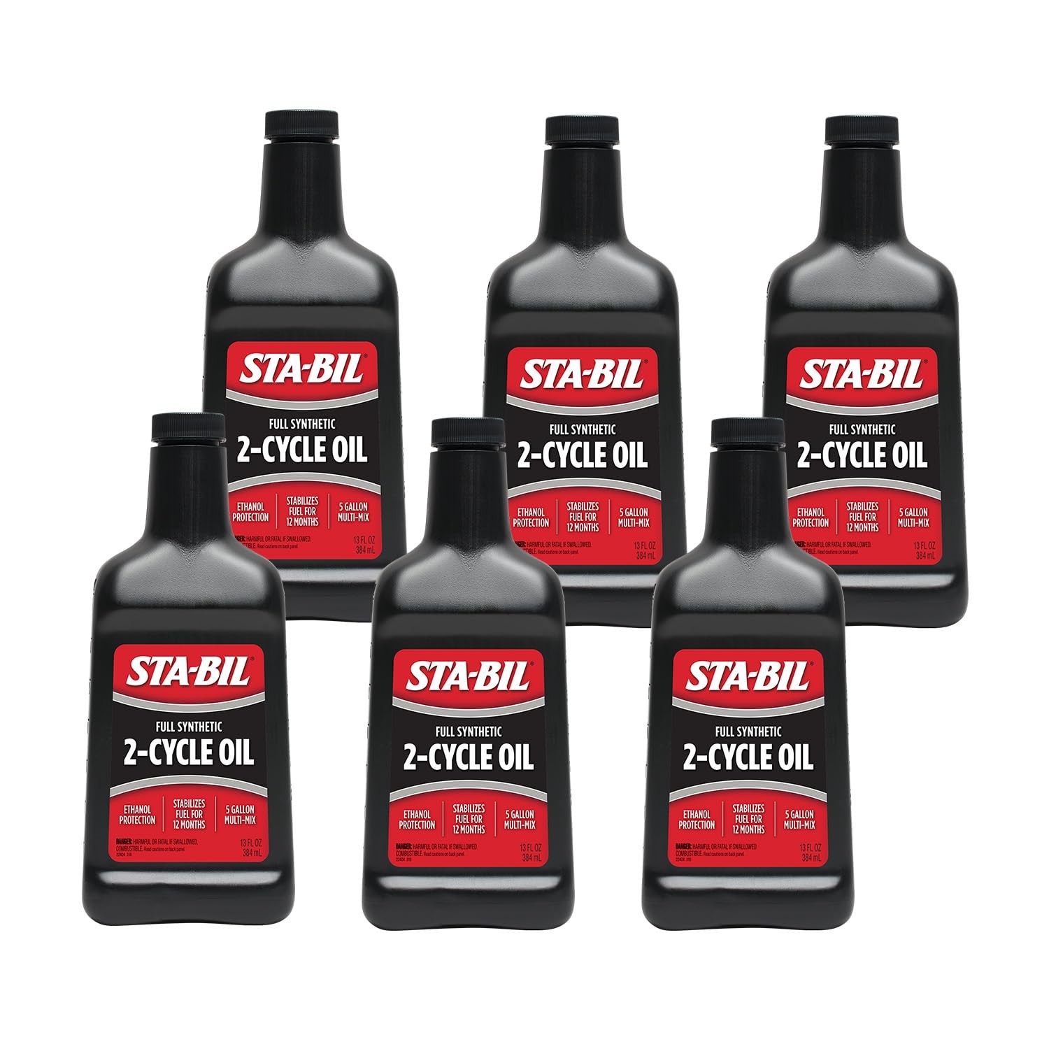 STABIL Full Synthetic 2Cycle Oil With Fuel Stabilizer 5 Gallon Mix 501 And…