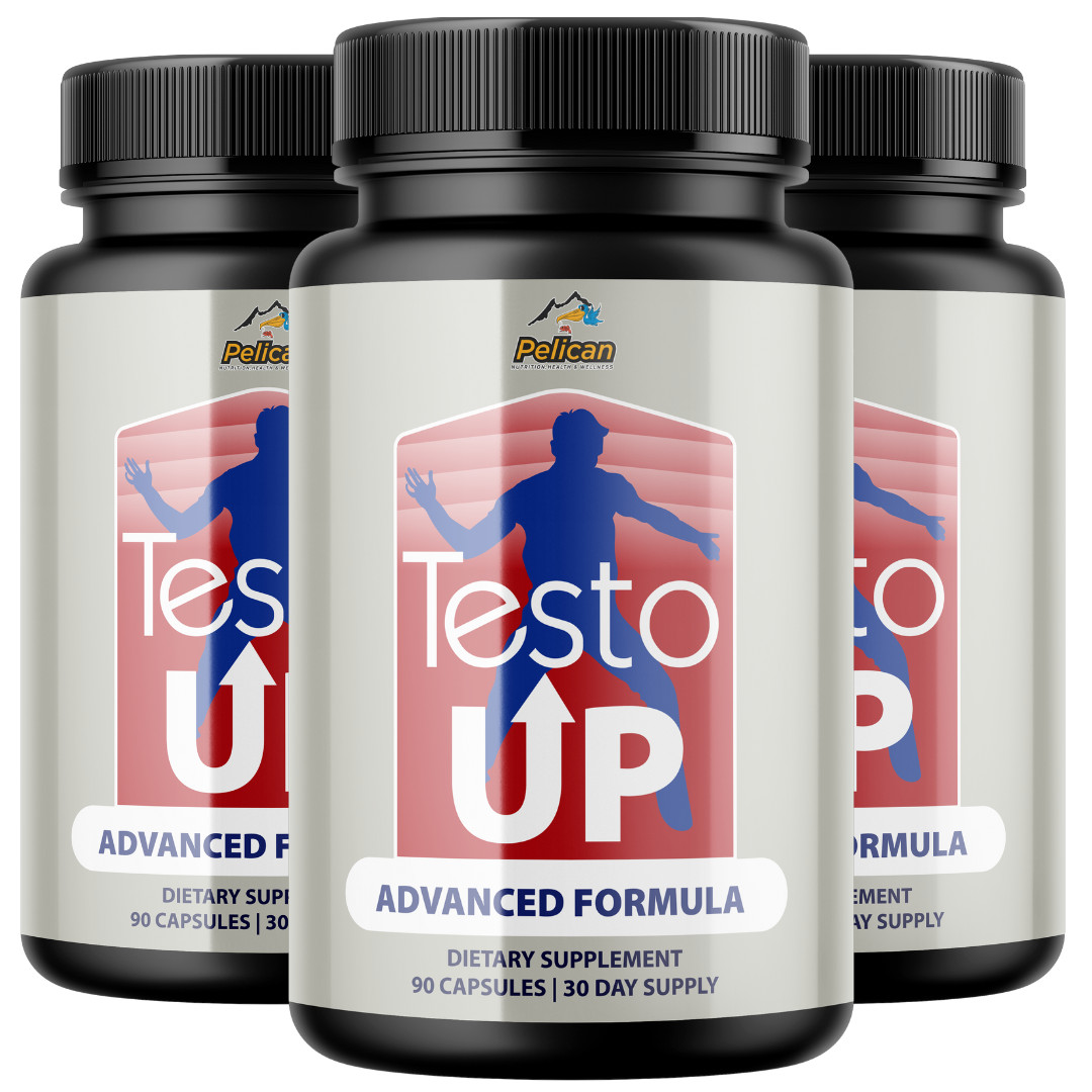 Testo Up- Bodybuilding & Men’s Health Support- 3 Bottles- 270 Capsules