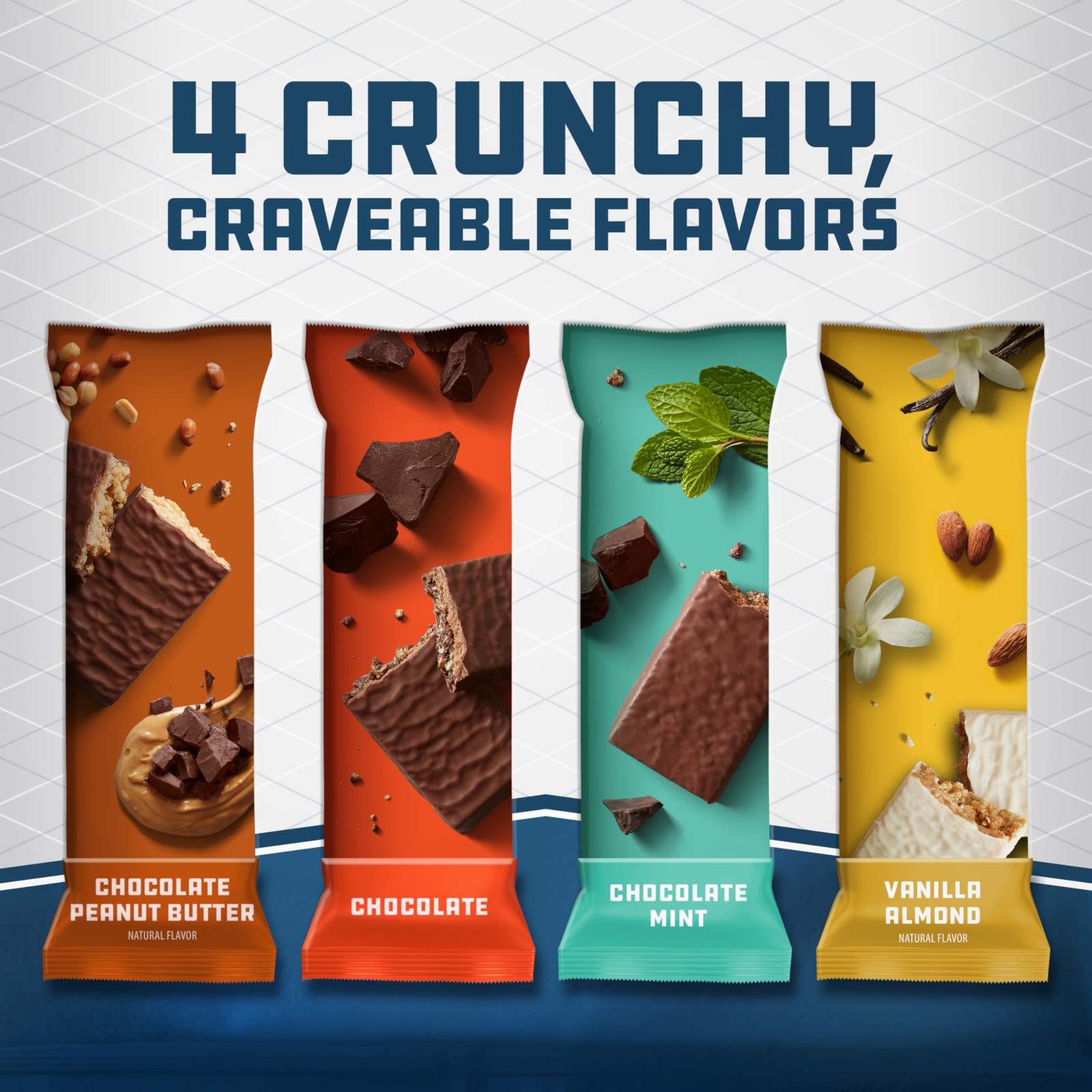 Clif Builders Protein Bars – Variety Pack – 20g Plant Based Protein – Gluten Fre