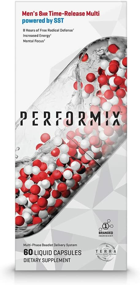 PERFORMIX Men’s 8HR Time-Release Multi Powered by SST, Performance FREE SHIP