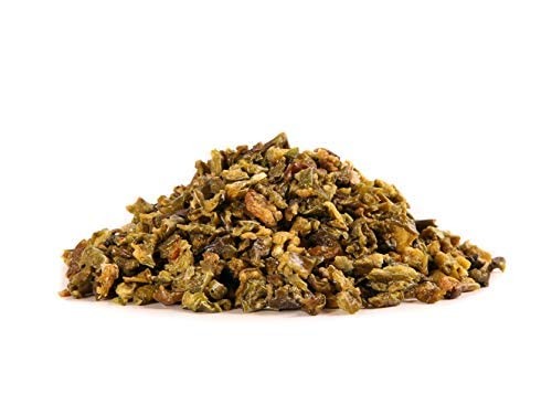 Dried Green Bell Peppers, Diced, 4 oz Resealable Bag