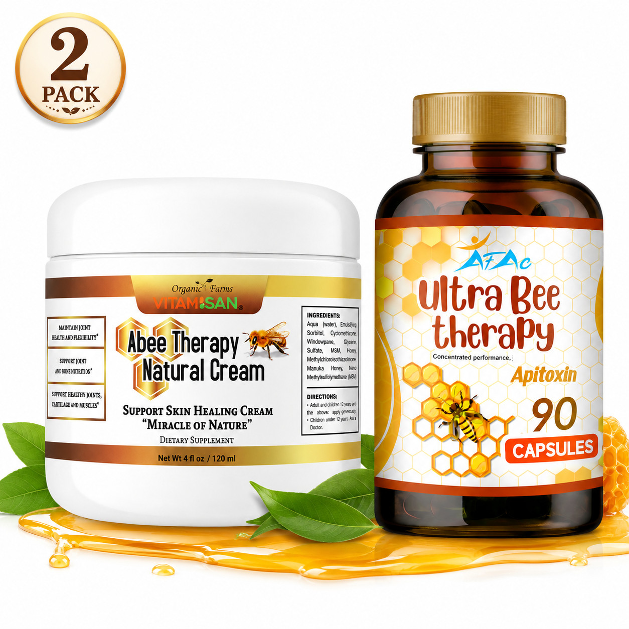 BIObee Kit Anti-Inflamatory Bee supplement Arthritis Miracle Muscular Support