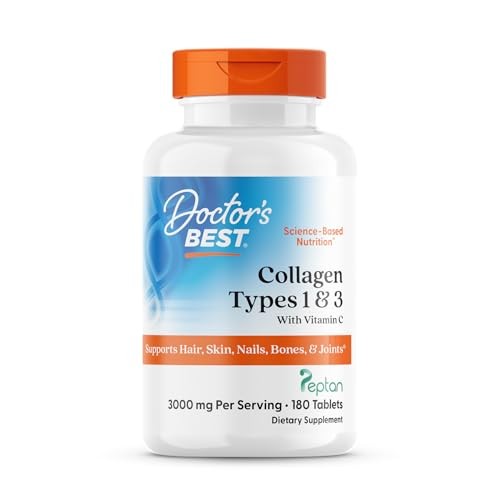 Doctor’s Best Collagen Peptides Types 1 & 3 – Supports Hair, Skin, Nails &
