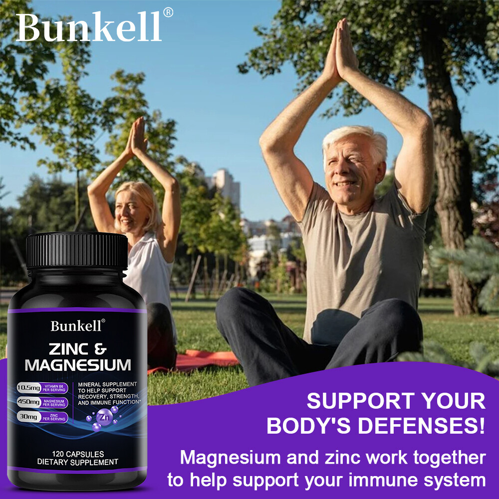 Zinc Magnesium w/Vitamin B6 – Restful Sleep, Anti Stress AntiAnxiety supplement