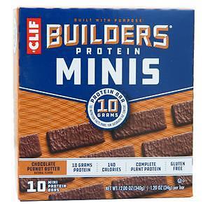 Clif Bar Builder’s Protein Minis Bar Chocolate Peanut Butter 10 bars