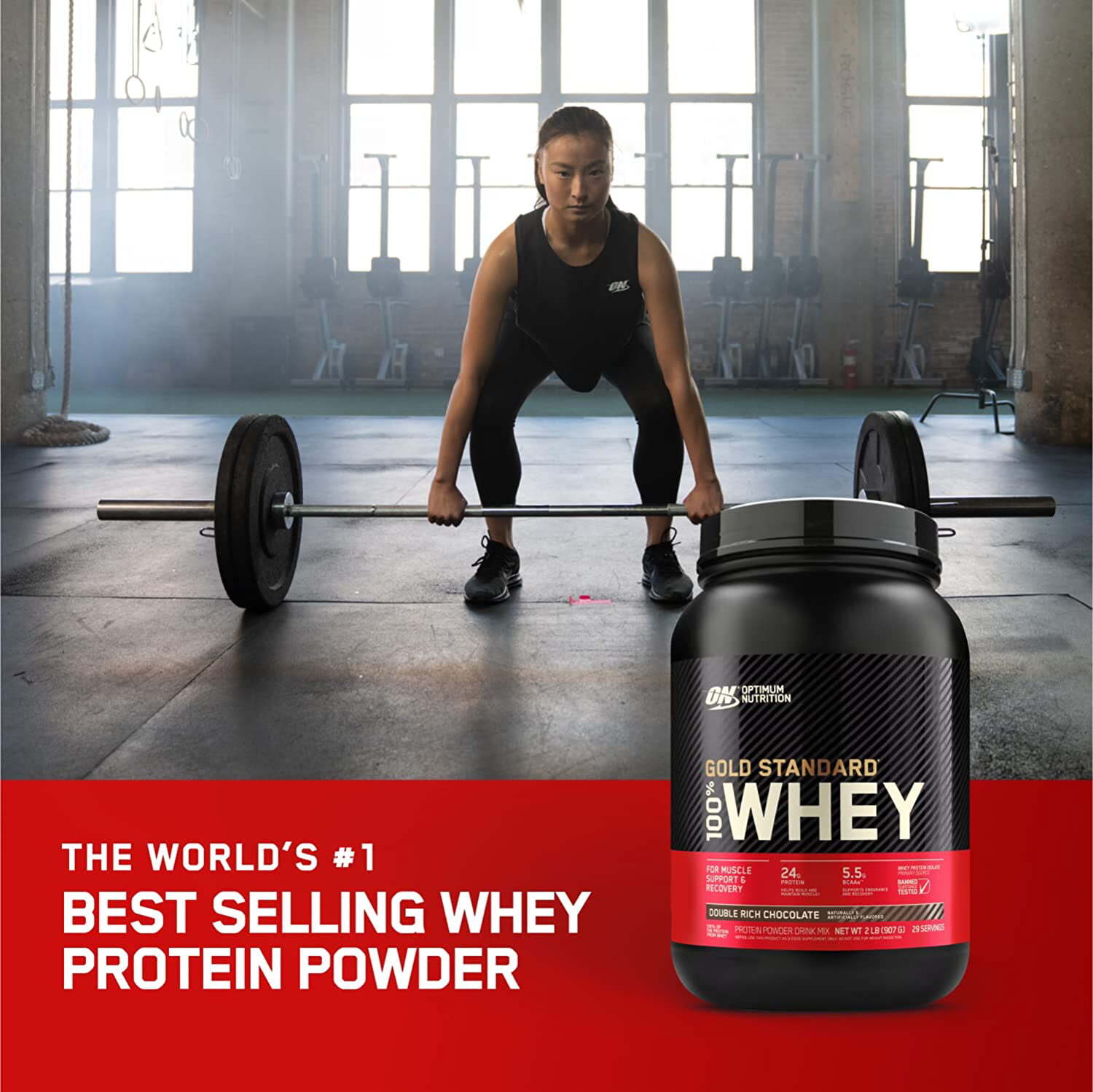 Optimum Nutrition, Gold Standard 100% Whey Protein Powder
