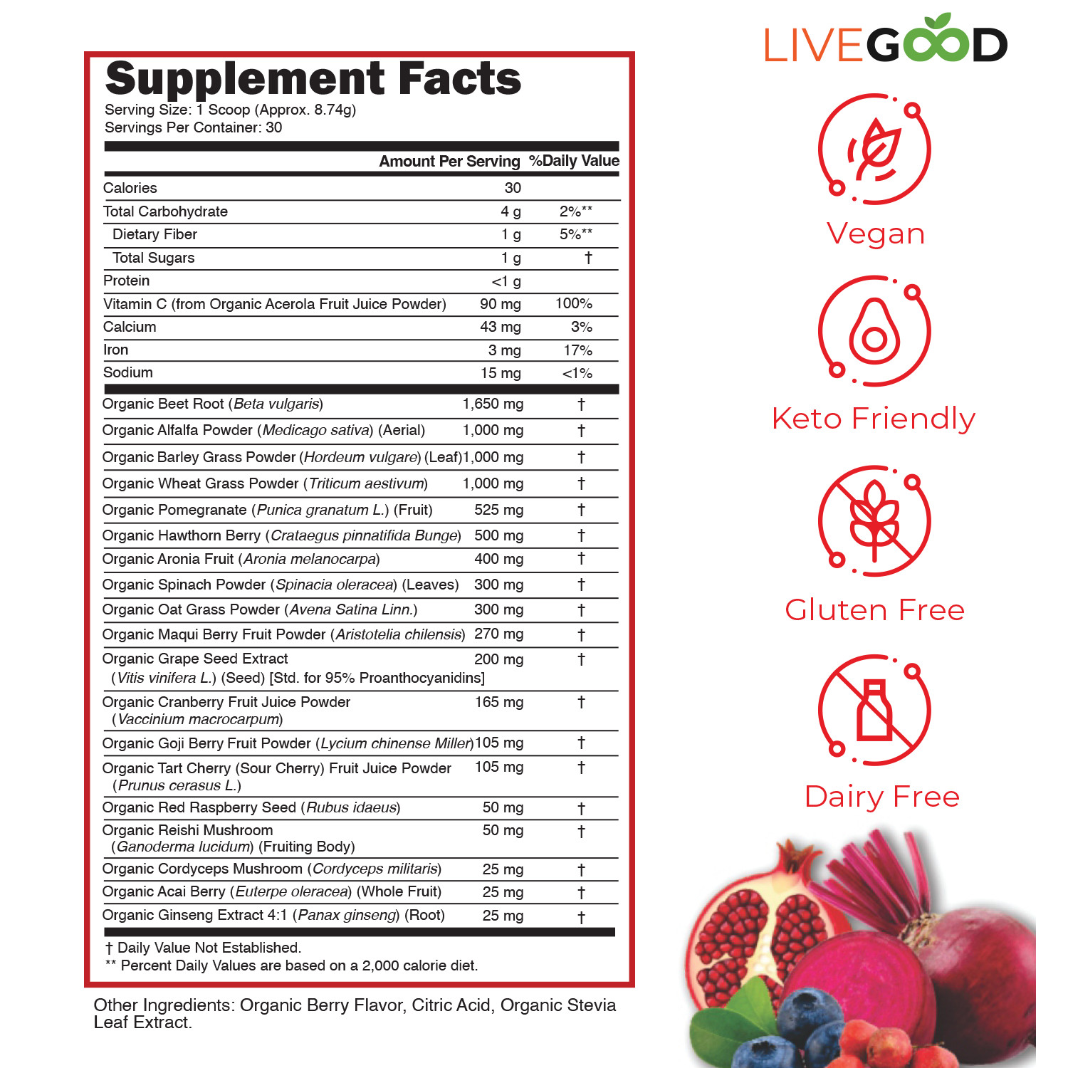 LG Maximum Build Muscle Pack+ VITALITY for men or HORMONE BALANCE for women