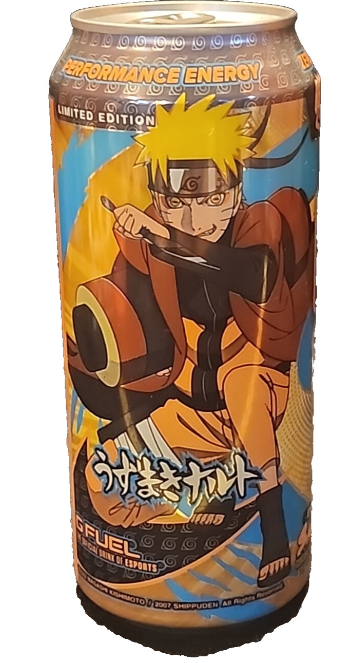 Gfuel Saga Mode Naruto Shippuden Anime Ninja Energy Drink G Fuel limited Edition