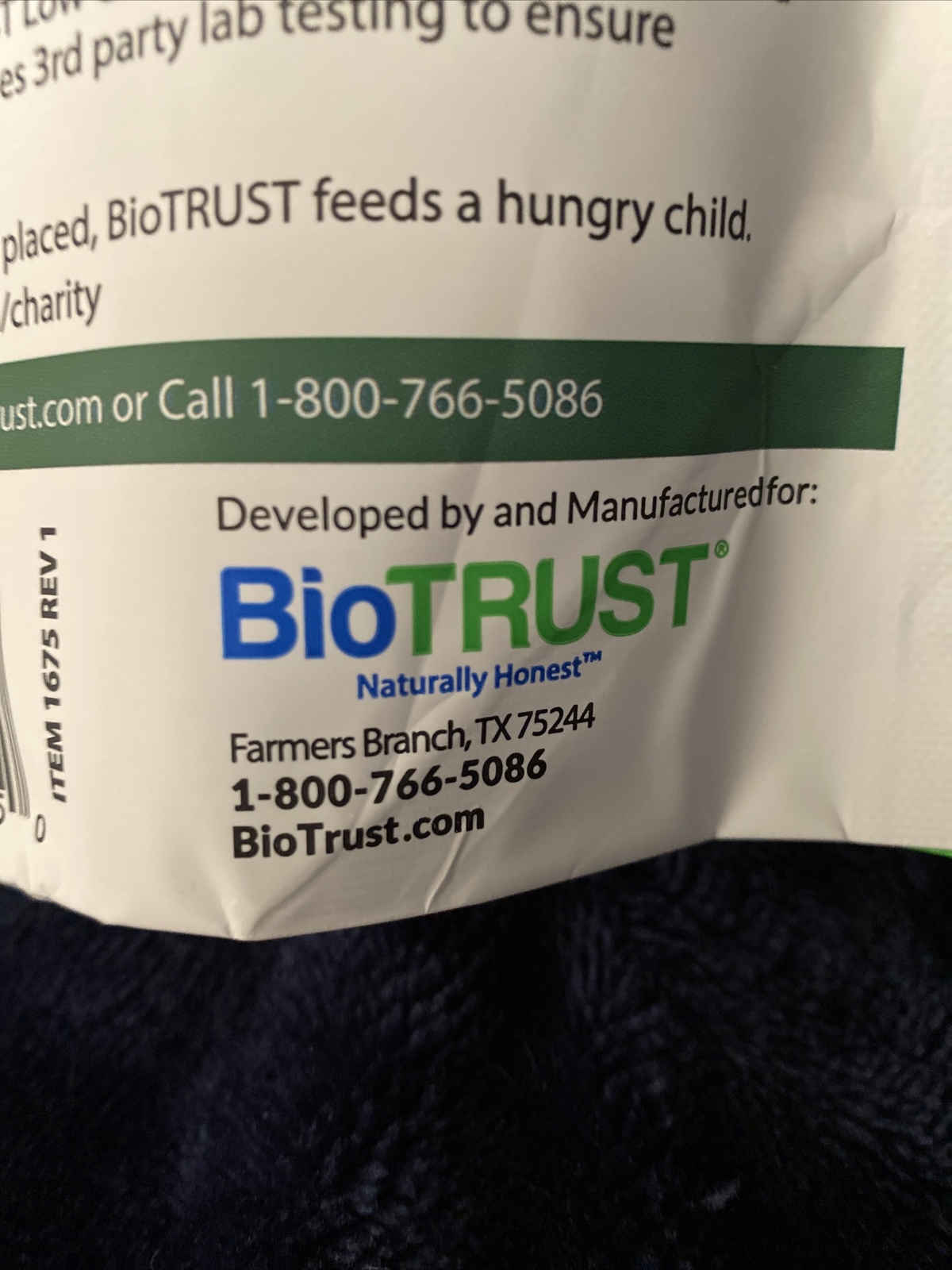 BioTRUST Low Carb Plant Protein Superfoods Vanilla Caramel 1.25lb Exp:10/23 NEW!
