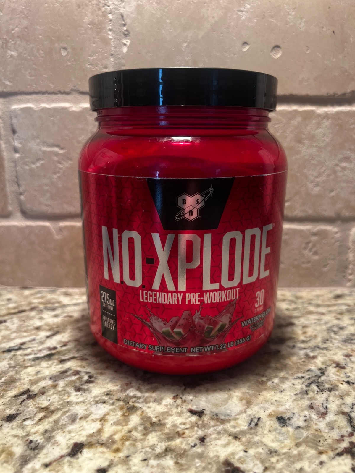BSN N.O.-XPLODE Pre Workout Powder, Energy Supplement 30 Servings Watermelon