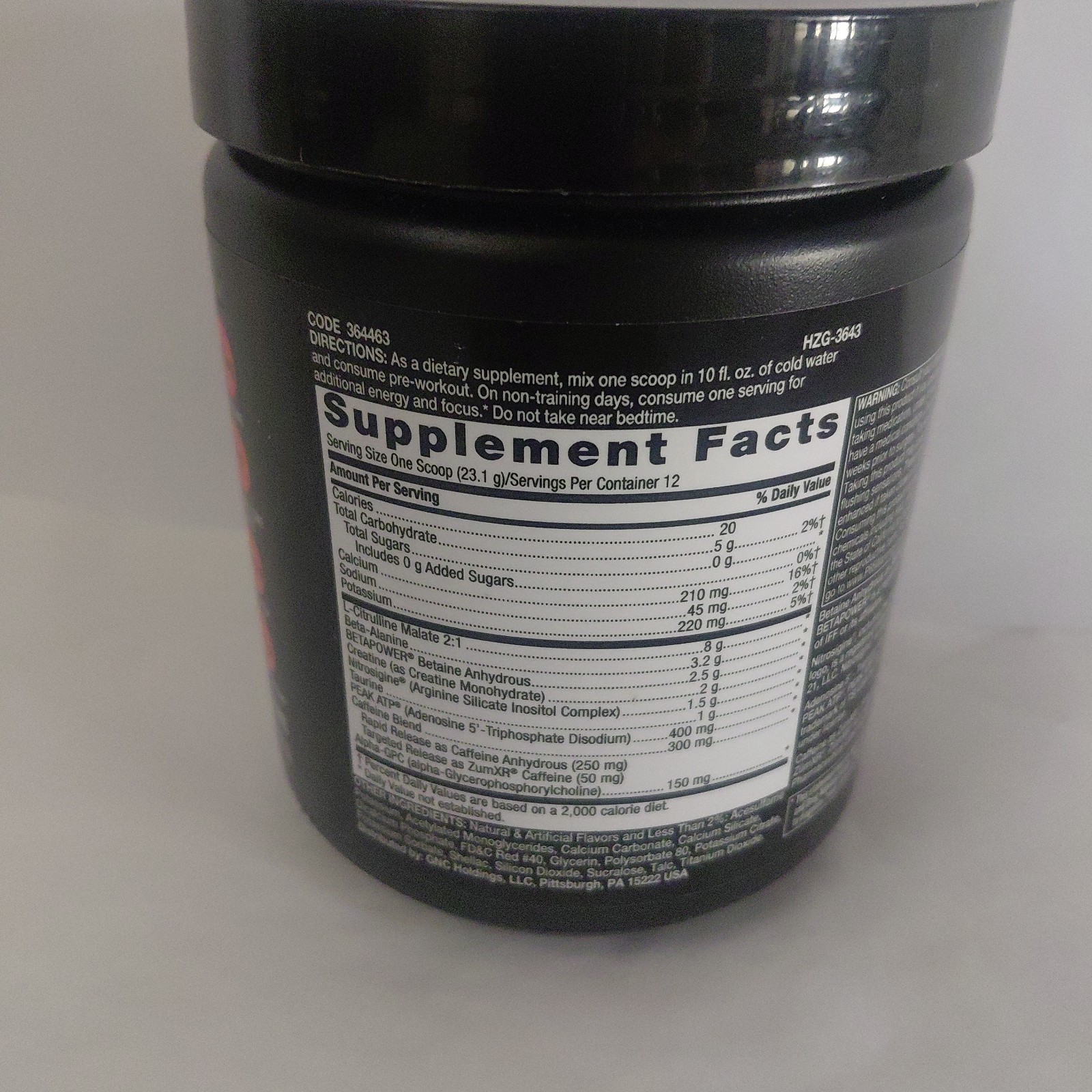 Beyond Raw® LIT™ AF Pre-Workout Powder, Sweet & Tart, 9.78 oz
