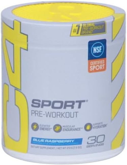 NSF Certified C4 Sport Pre Workout Powder – Energy with Beta-Alanine 30 Servings