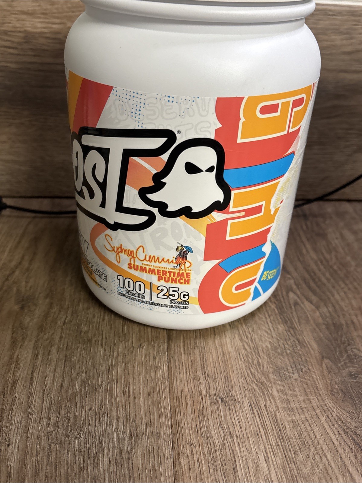 GHOST Clear Whey Protein Summertime Punch Sydney Cummmings Limited Edition