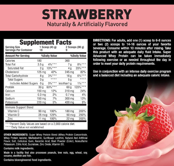 Polvo De Proteina De Suero Para Aumentar Masa Muscular- Proteinas Naturales