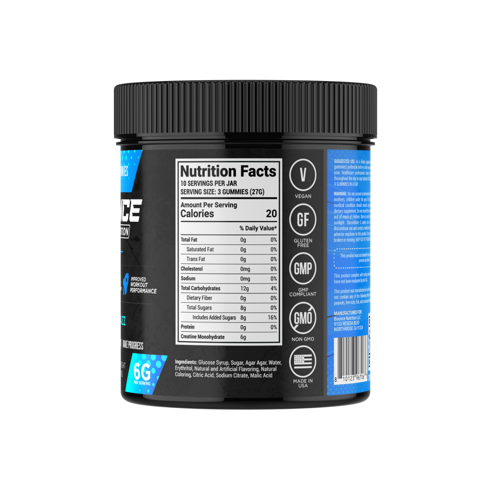 Creatine Gummies – Sour Series – 6 Grams